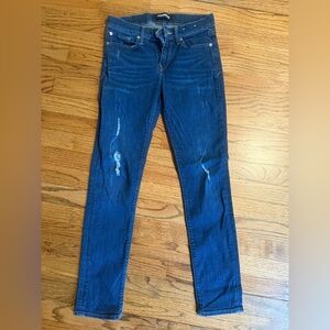 Express Women's Deep Blue Skinny Jeans